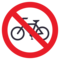 No Bicycles emoji on Emojione